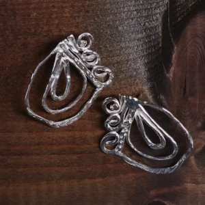 Hortensia organic earrings