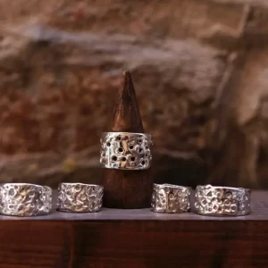 Anillo plata colección: forats